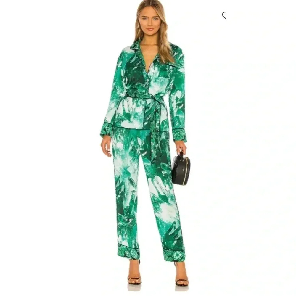 Le Superbe Staycation Top and Bottom - Emerald Quartz